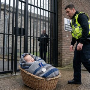 A Baby Was Left At The Prison Gate With A Police Medal. When The Officer Saw It, He Froze