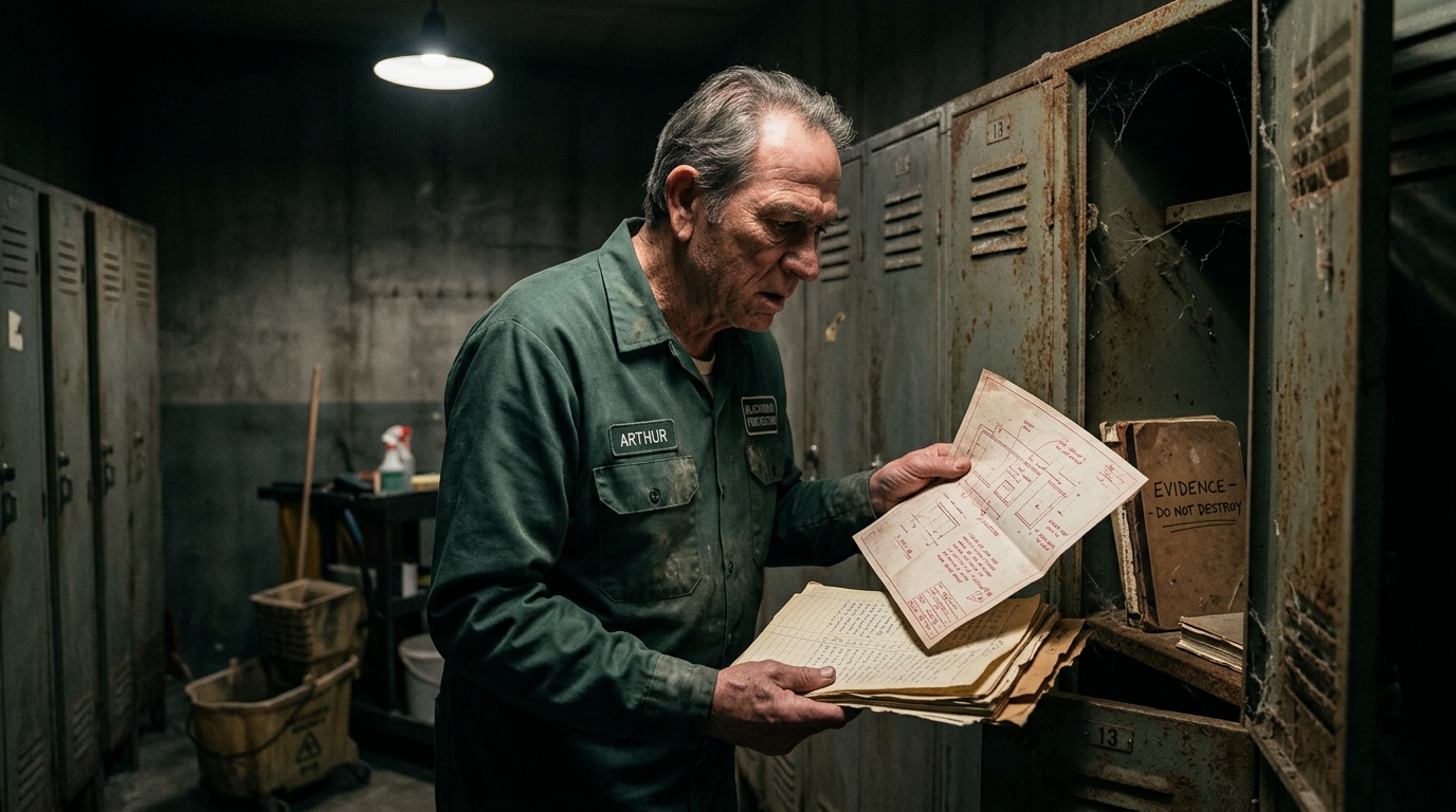 Everyone Ignored The Old Prison Janitor. Then He Opened A Forgotten Locker And Found The Secret That Could Destroy The Prison