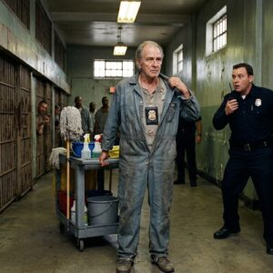 Everyone Ignored The Old Prison Janitor. Then He Pulled Out A Federal Badge And Brought The Prison Down