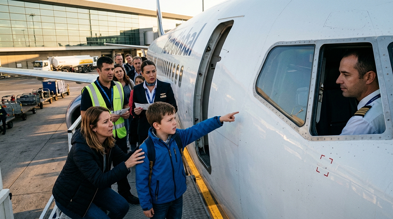 The Boy Refused To Board The Plane. Then He Pointed At The Cockpit And Said The Pilot Was Not Who He Claimed To Be