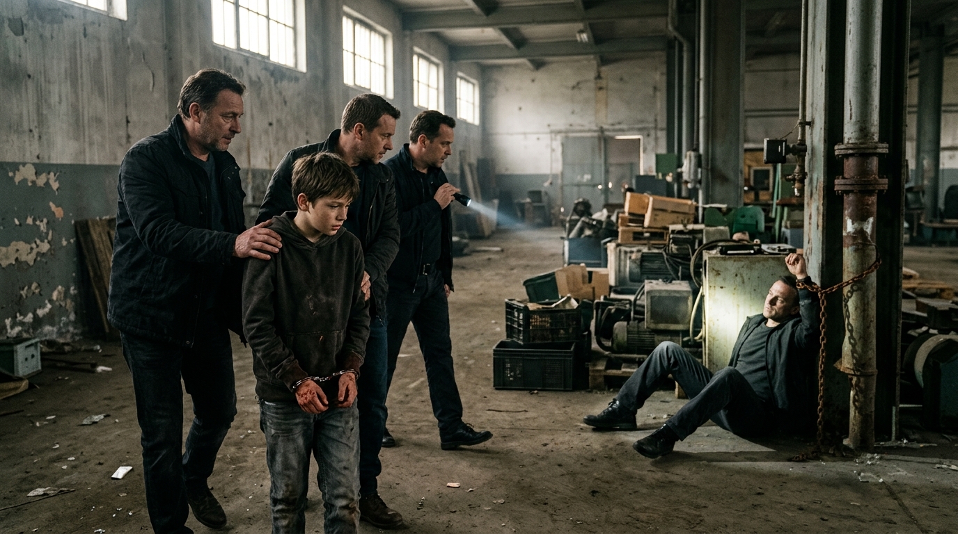 The Boy With Bloody Handcuffs Led Detectives To A Warehouse. Inside, They Found The Undercover Officer Chained To A Pipe