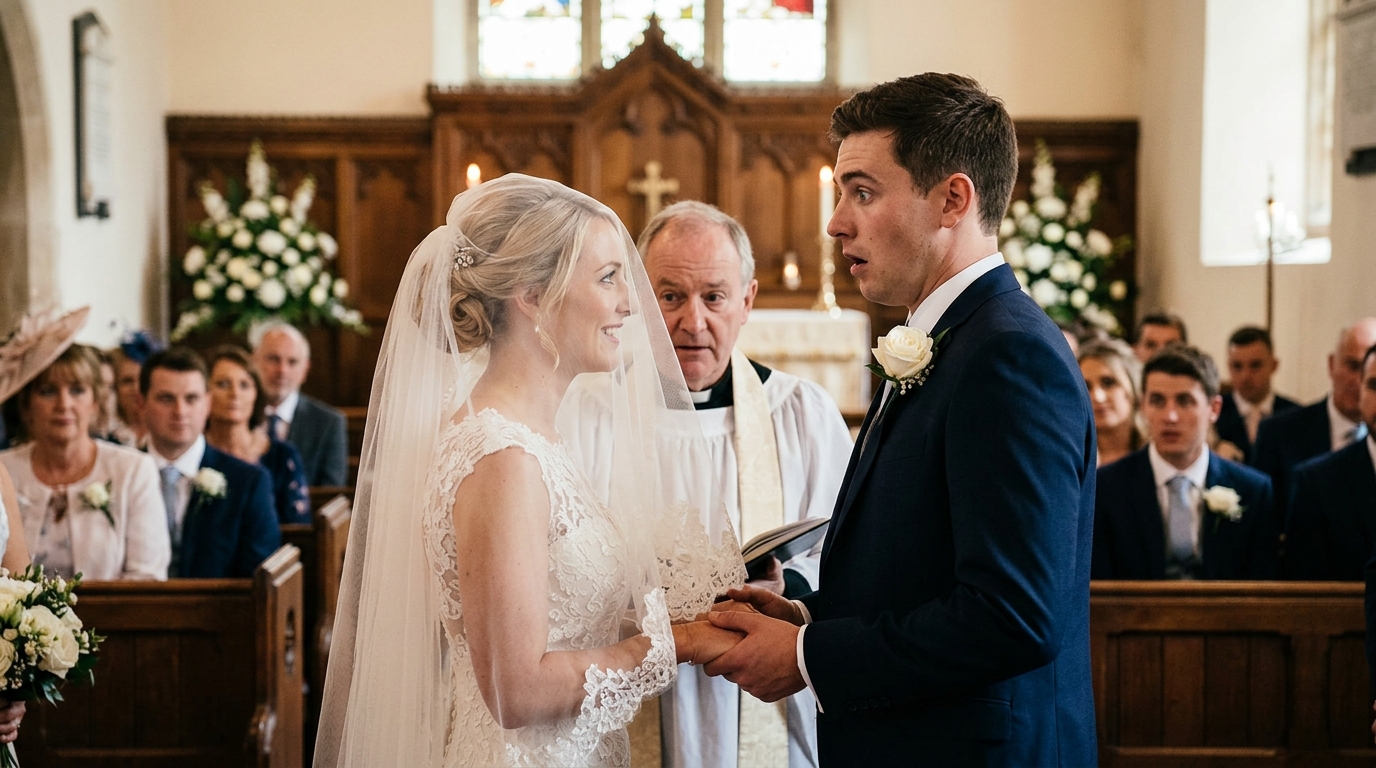 The Bride Removed Her Veil At The Altar. Then The Groom Realized He Was Marrying The Wrong Twin