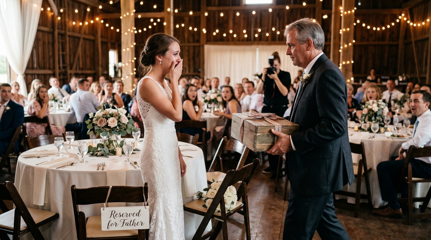 The Bride Saved An Empty Chair For Her Father. Then He Arrived With A Box Of Letters Her Stepfather Had Hidden For Years