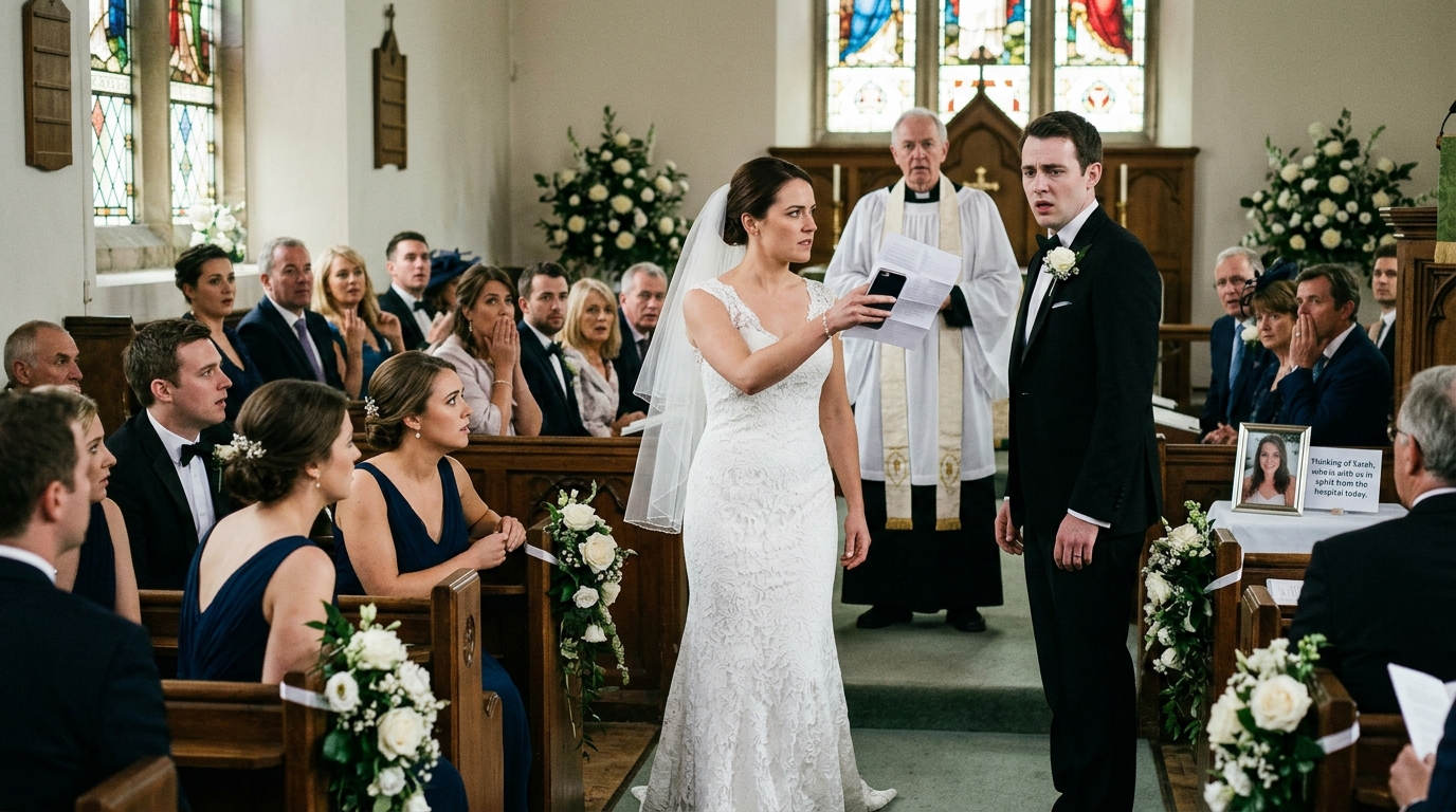 The Bride Was In The Hospital. Her Twin Sister Walked Down The Aisle To Expose The Groom
