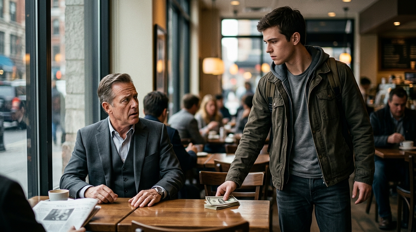 The Businessman Abandoned His First Family. Then His Son Returned The Tip And Walked Away