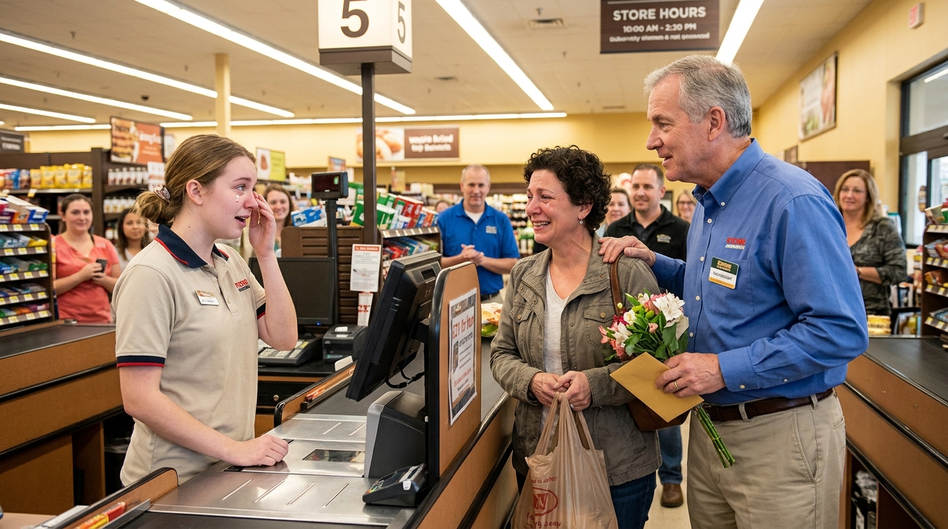 The Cashier Was Fired For Paying A Mother’s Grocery Bill. Then The Mother Returned With The Store Owner