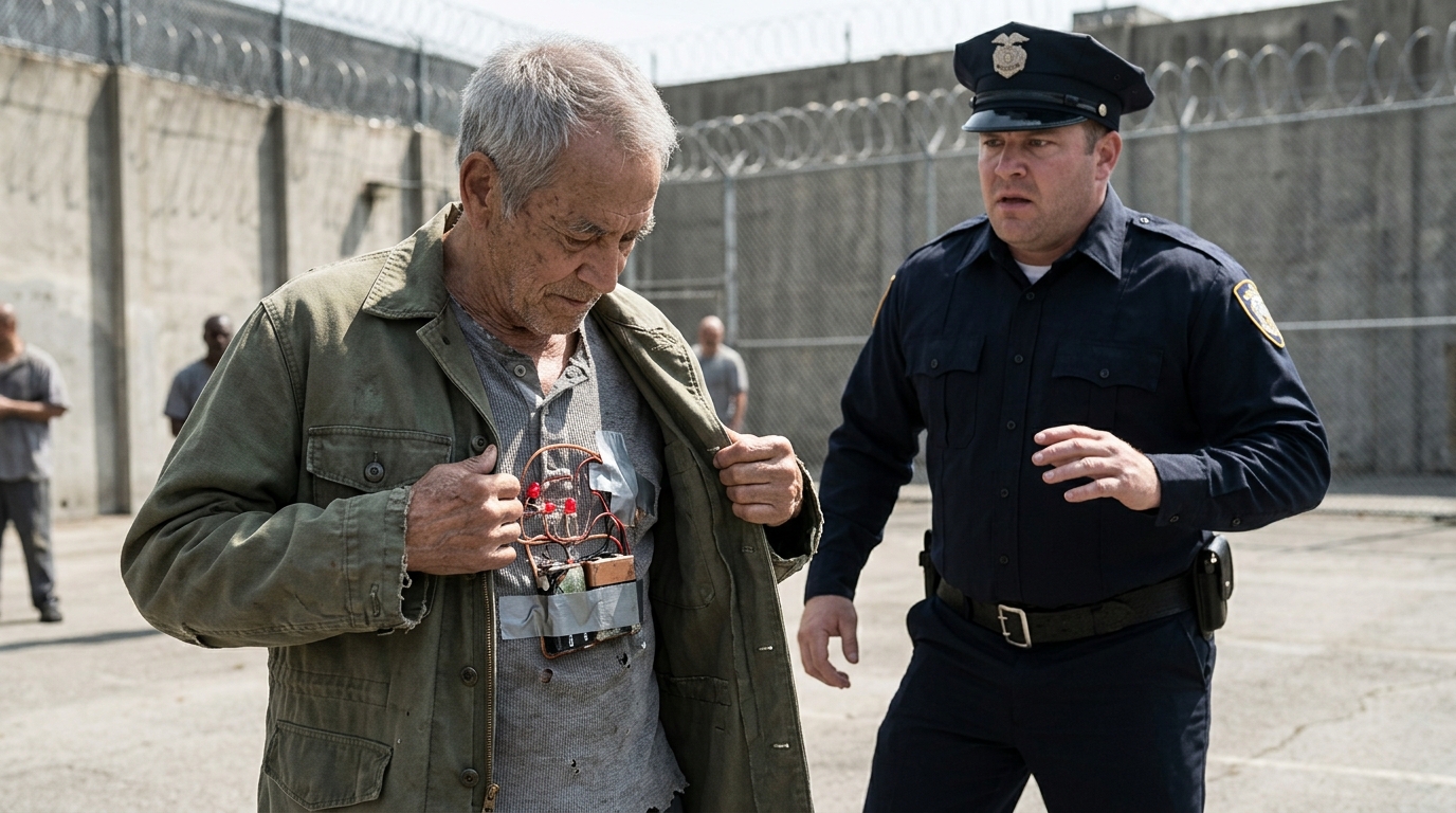 The Cruel Guard Humiliated An Old Prisoner Every Day. Then The Old Man Removed His Jacket And Exposed The Device That Destroyed The Prison