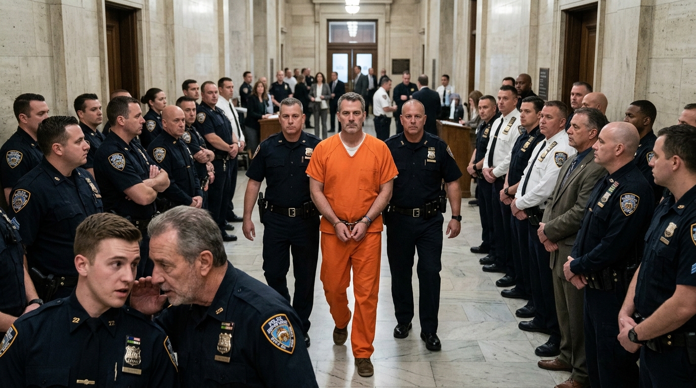 The Entire Police Department Watched Him Enter Court In An Orange Jumpsuit. Then A Rookie Learned Why He Let Them Call Him A Criminal