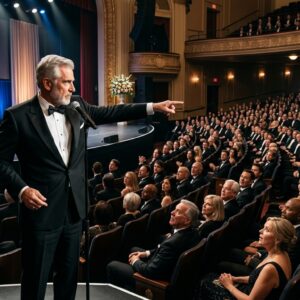 The Famous Doctor Refused His Lifetime Award. Then He Pointed To The Old Janitor In The Back Row