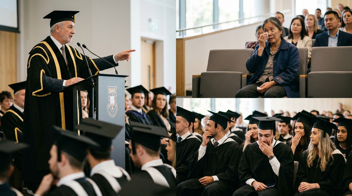 The Graduate Hid His Cleaner Mother In The Back Row. Then The President Revealed She Had Paid For Everything