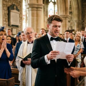 The Groom Stopped His Own Wedding Seconds Before Saying “I Do.” Then He Pulled Out A Letter That Made His Mother Scream