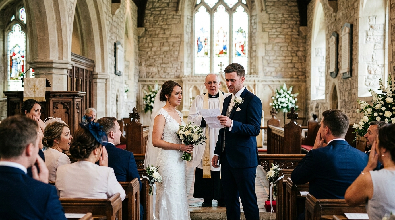 The Groom Stopped His Own Wedding. Then His Father’s Letter Exposed Why The Bride Wanted His Last Name