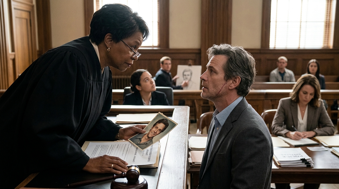 The Judge Recognized The Defendant’s Scar. Then She Discovered He Had Been Framed By A Powerful Man