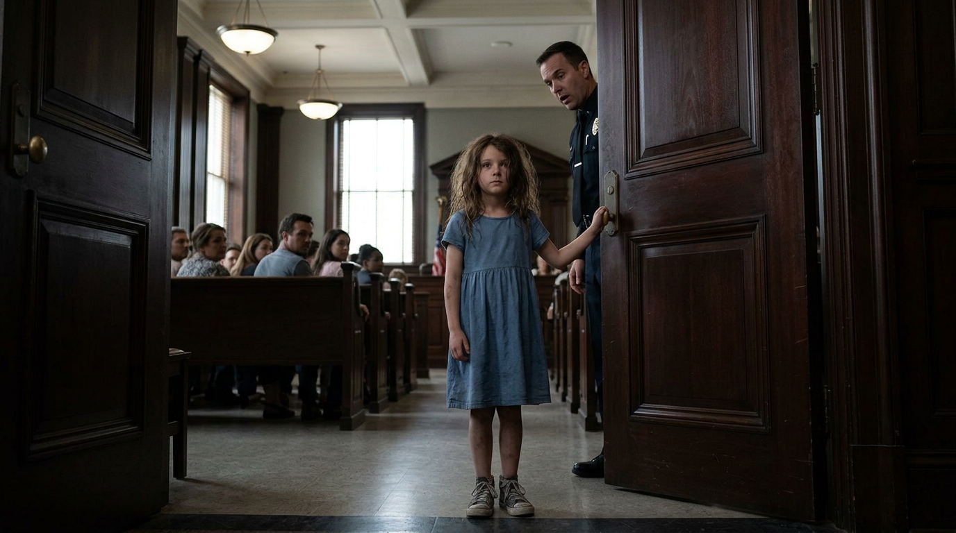 The Little Girl Appeared At The Courtroom Door. Then She Pointed At The Rich Couple Who Claimed To Be Her Parents