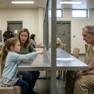 The Little Girl Came To Prison Every Sunday. Then She Pointed At An Old Inmate And Said, “That’s My Dad.”