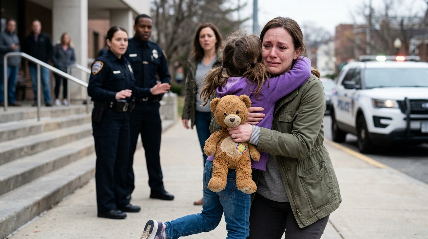 The Little Girl Ran To The Woman They Called A Kidnapper. Then The Teddy Bear Proved Who Her Real Mother Was