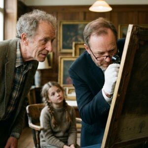The Poor Man Said His Daughter Painted The Million-Dollar Portrait. Then One Tiny Mark On The Back Proved He Was Right