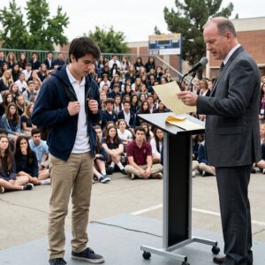 The Principal Expelled The Quiet Boy In Front Of The Whole School. Then He Pulled Out A Letter His Dead Mother Had Written Years Ago