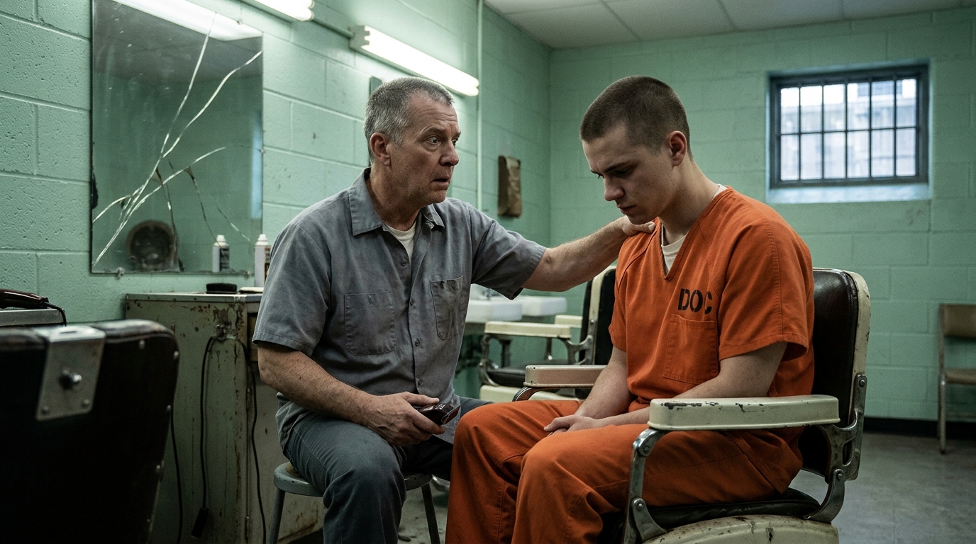 The Prison Barber Found His Own Son In His Chair. Then He Realized The Boy Had Been Framed The Same Way He Was