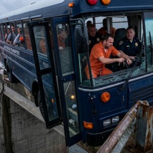 The Prison Bus Was Hanging Off A Bridge. Then One Prisoner Took The Keys And Freed The Guards First
