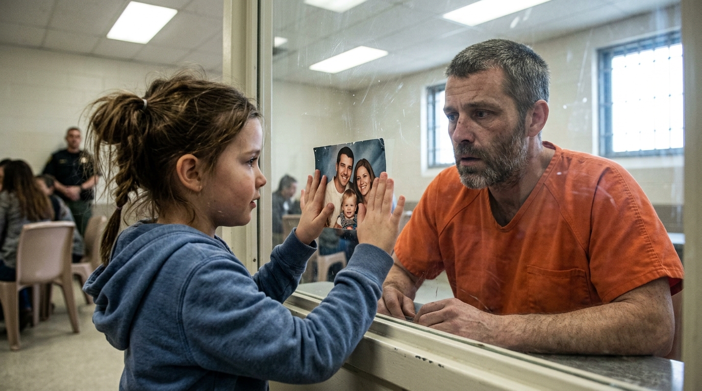 The Prisoner Never Spoke For Ten Years. Then A Little Girl Pressed A Photograph Against The Glass And Called Him Dad