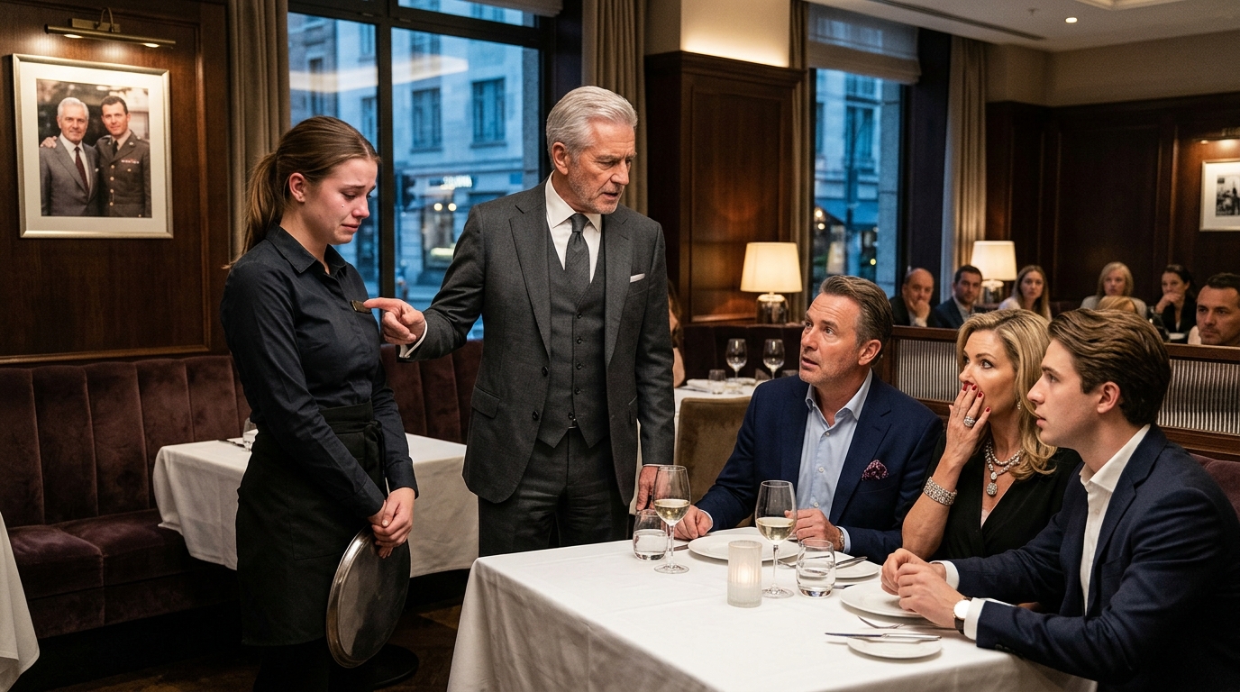 The Rich Family Mocked The Waitress. Then The Hotel Owner Revealed Her Father Had Saved His Life