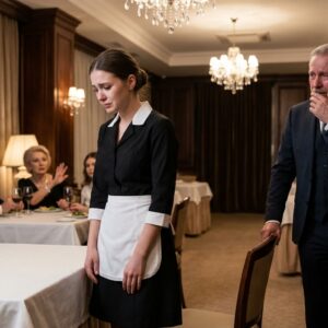 The Rich Family Refused To Let The Waitress Touch Their Table. Then The Hotel Owner Saw Her Face And Started Crying