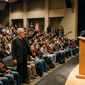 The Whole School Laughed At The Poor Girl On Stage. Then An Old Man Stood Up And Silenced The Assembly
