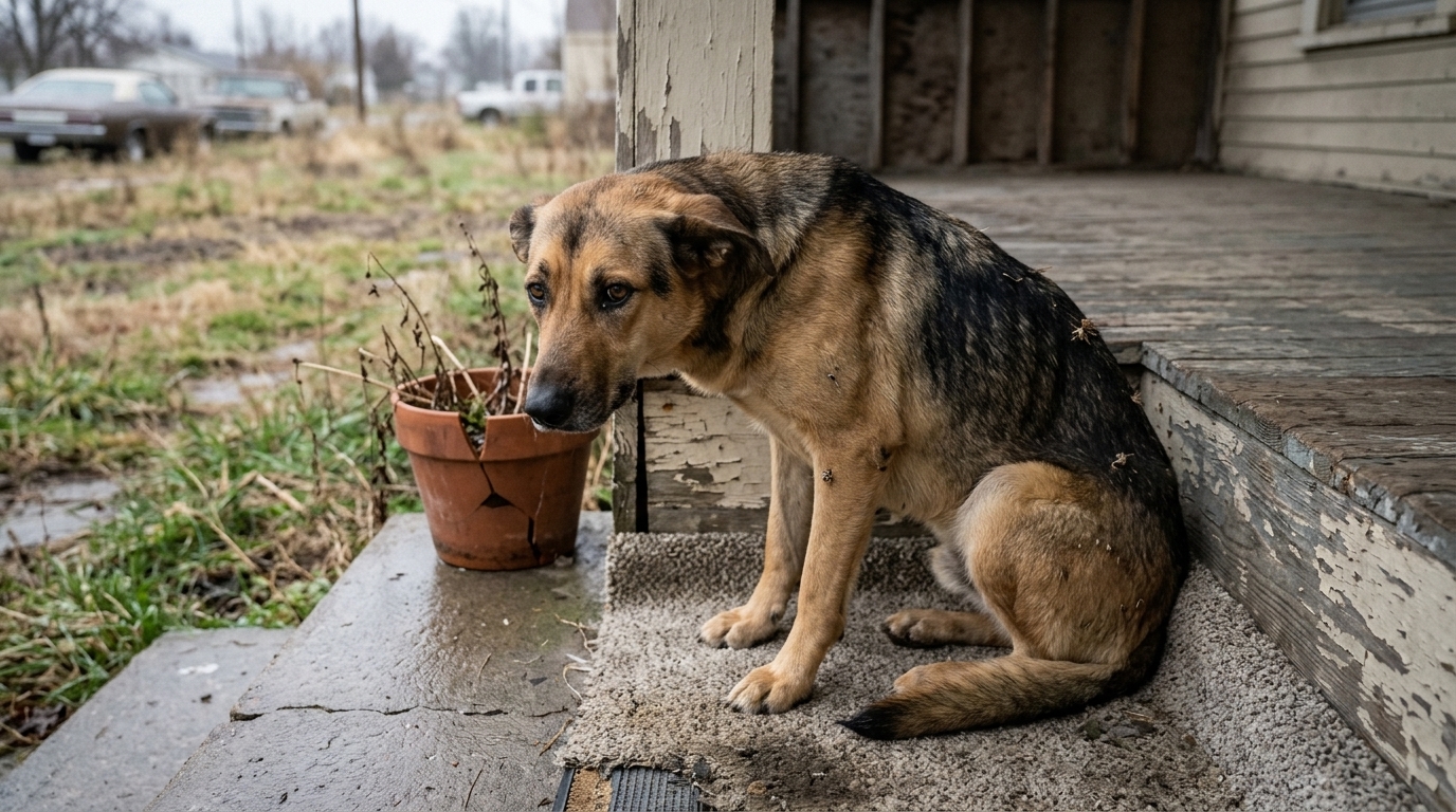 Boy Reading to a Shy Shelter Dog