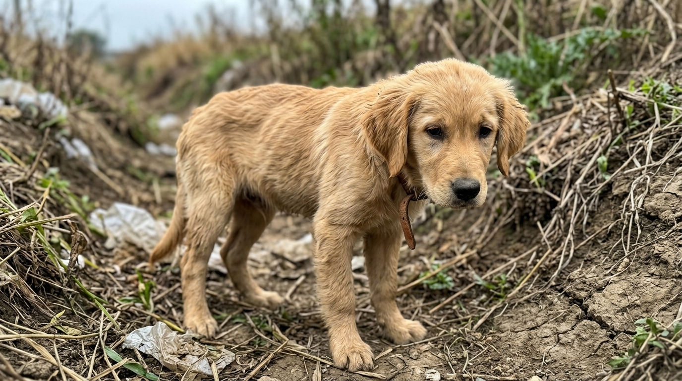 Puppy Seeing Its Reflection for the First Time
