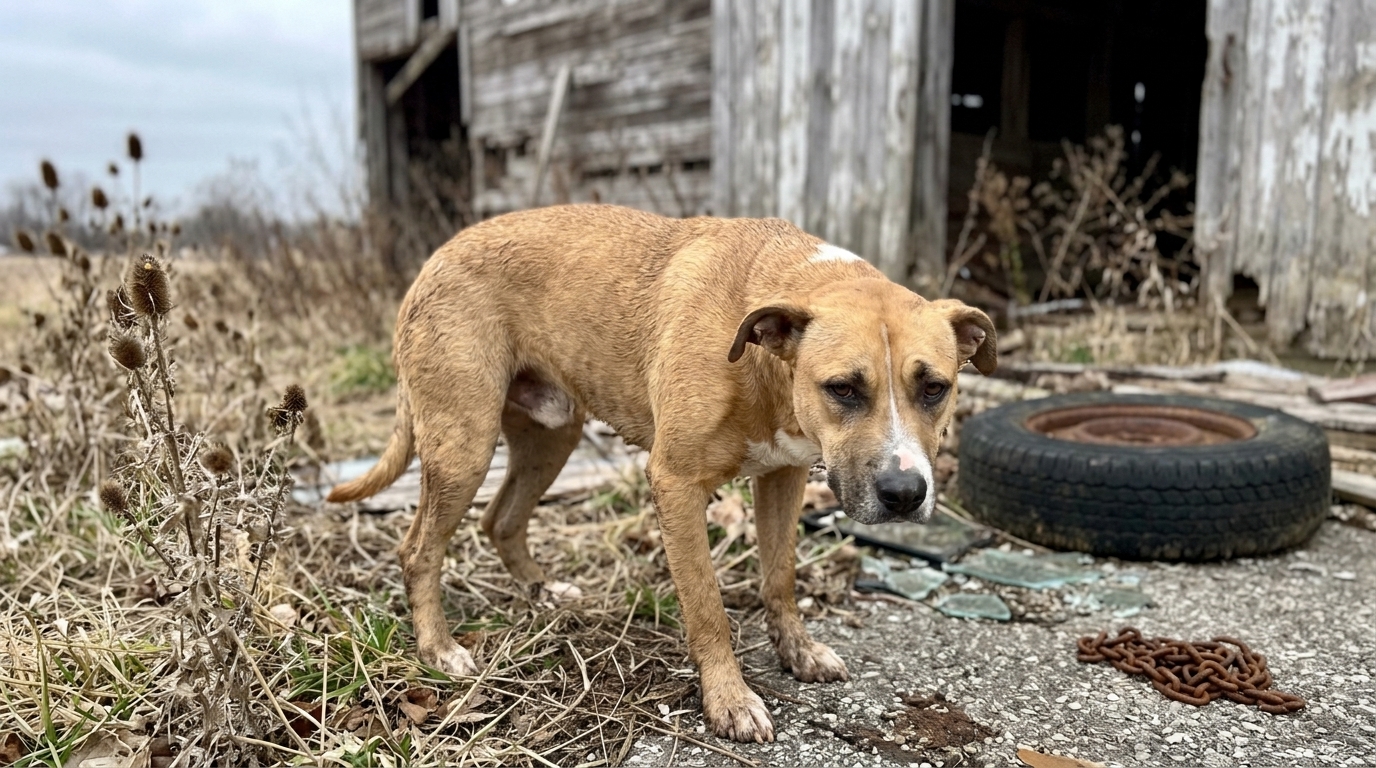 Rescue Dog Seeing a Backyard for the First Time