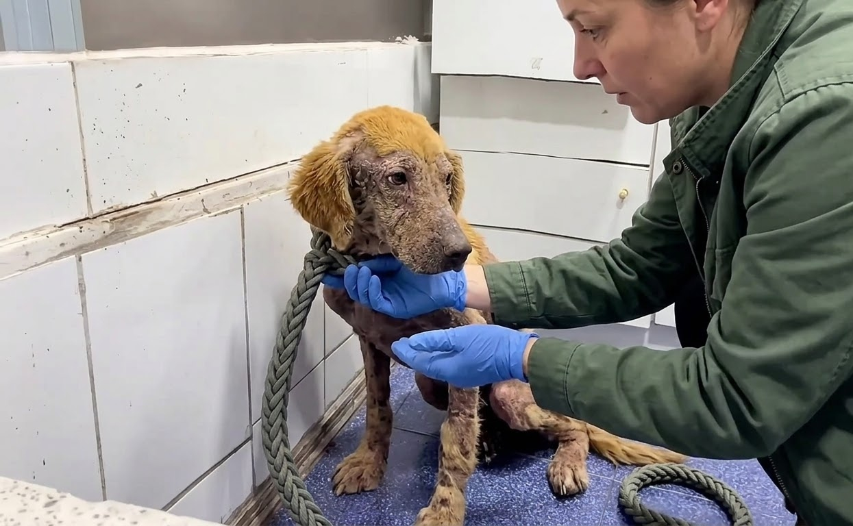 Behind His Tired Eyes Was a Dog Still Willing to Trust