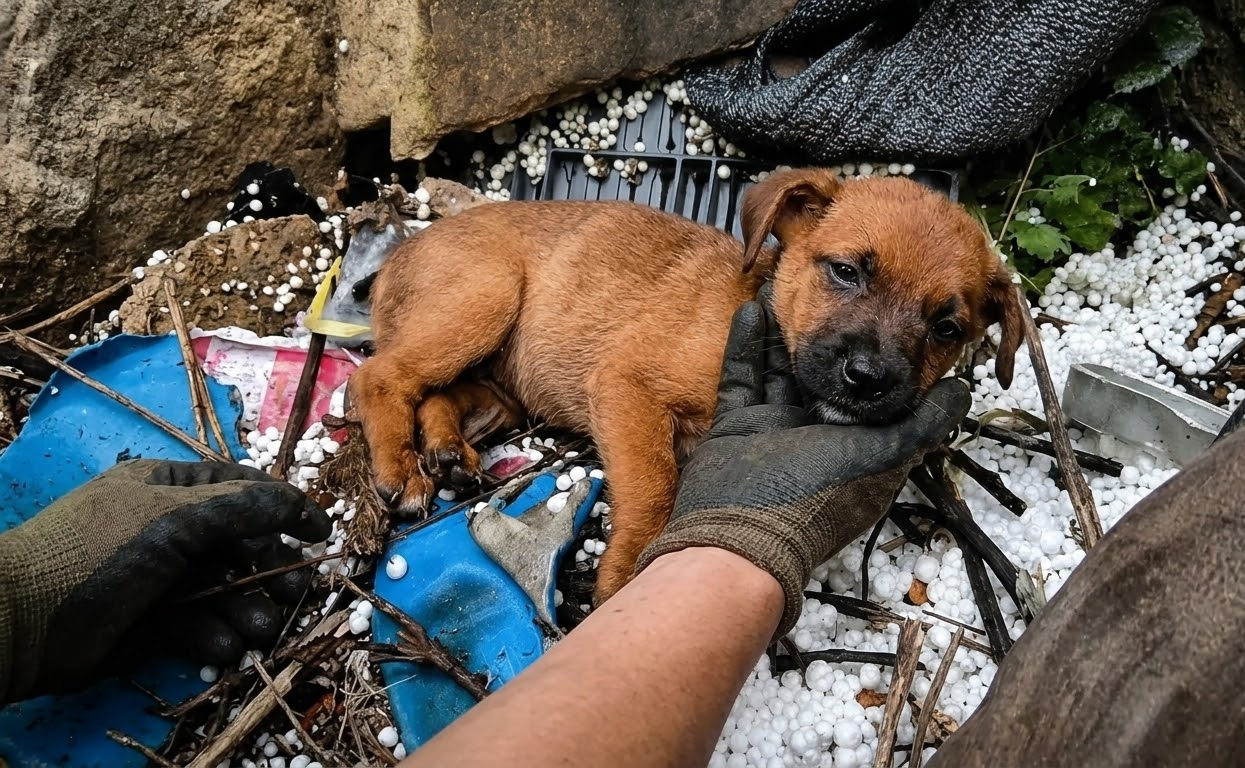 Pebble’s Cry Came From the Rubble, and Someone Finally Followed the Sound