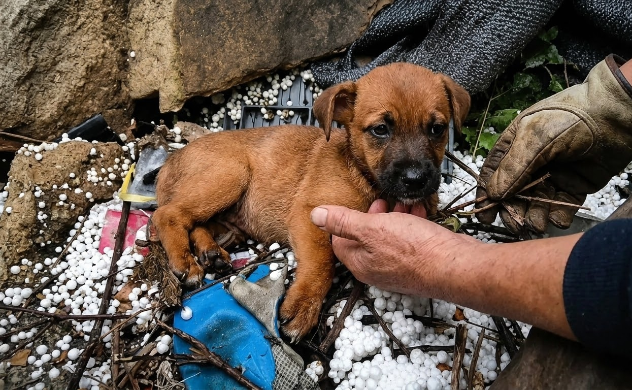 Pebble’s Cry Came From the Rubble, and Someone Finally Followed the Sound
