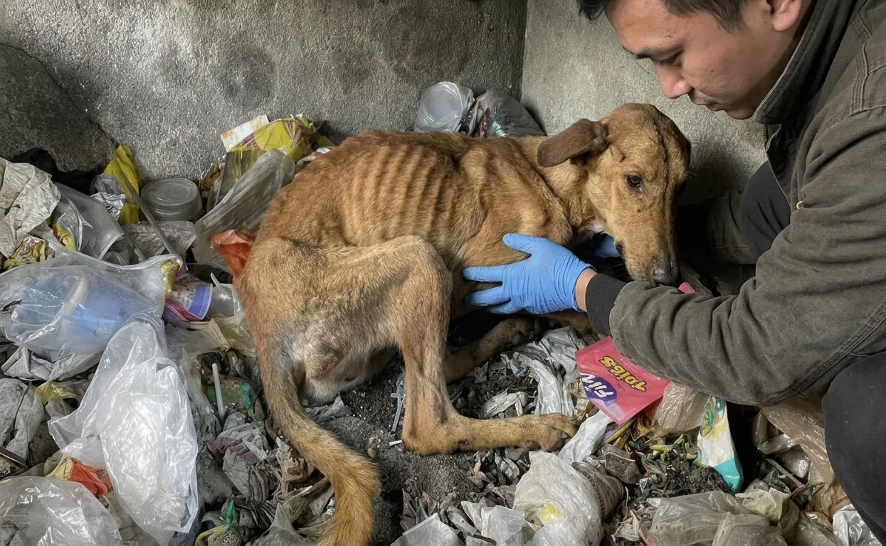 She Slept Among the Garbage Until One Rescue Ride Changed Everything