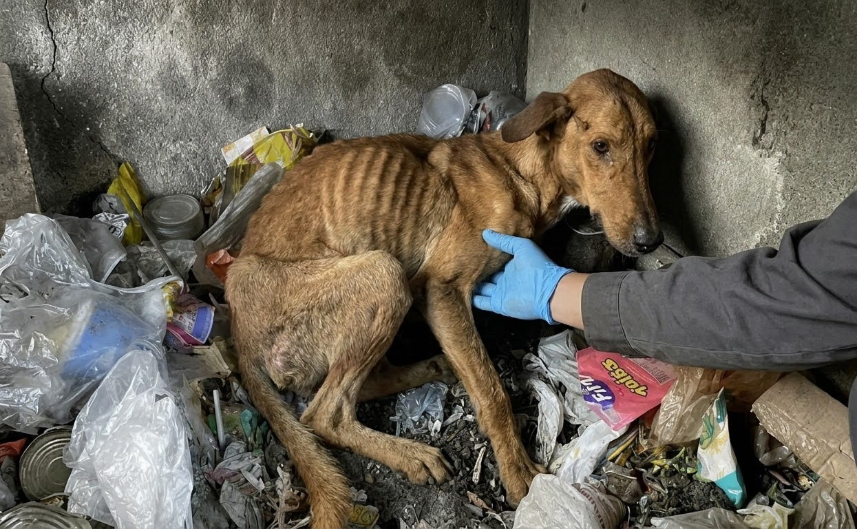 She Slept Among the Garbage Until One Rescue Ride Changed Everything