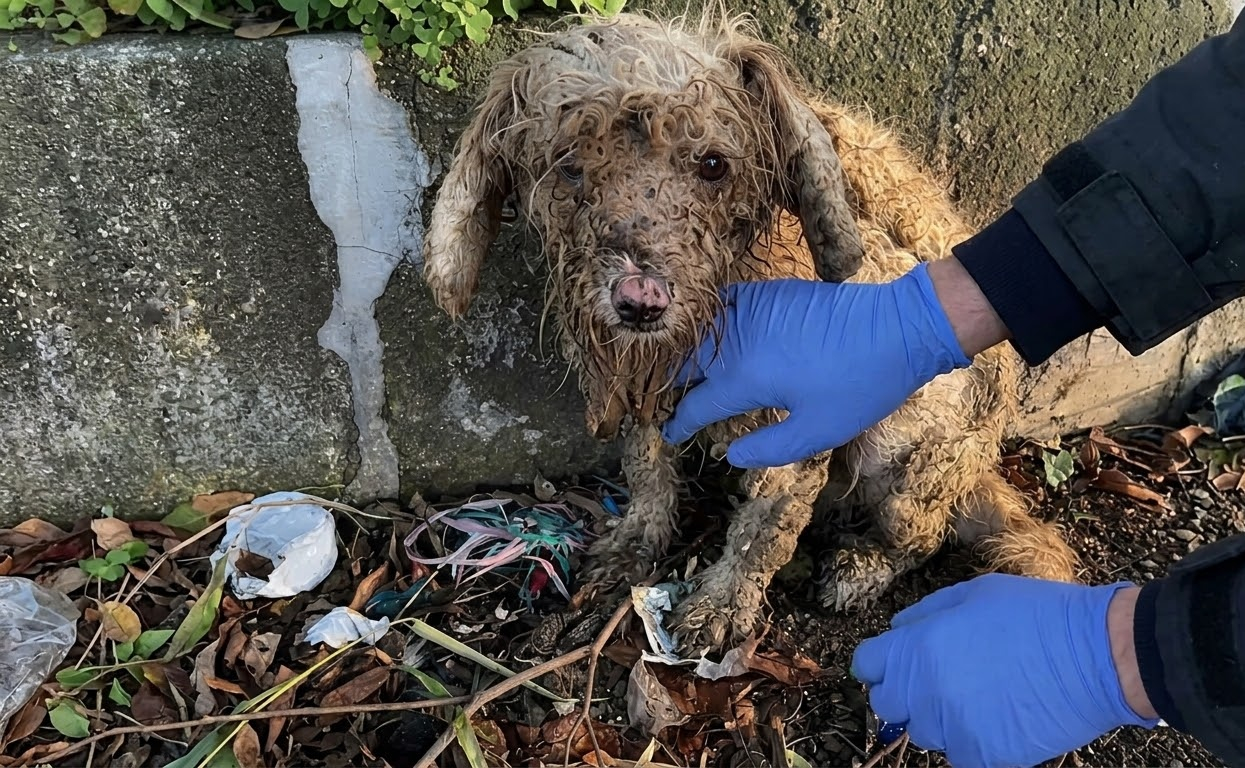 The Roadside Dog Who Learned That Being Seen Could Change Everything