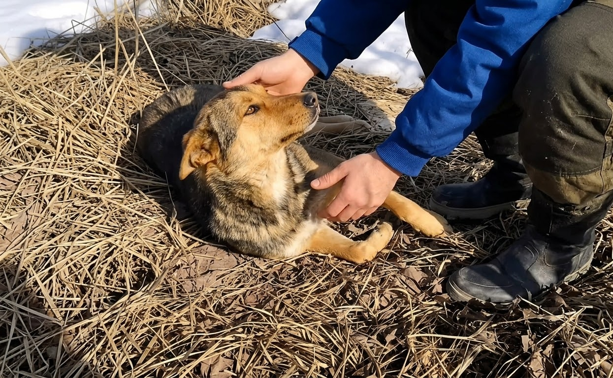 Hope Was Too Weak to Rise From the Frozen Grass Until a Stranger Reached Down