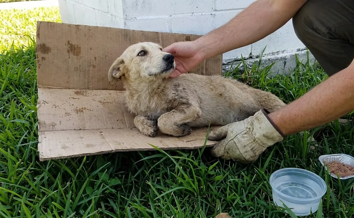 Sunny Had Only a Piece of Cardboard for a Bed Until Someone Chose to Stay