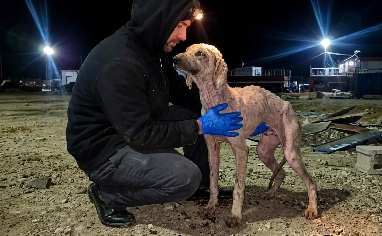 Milo’s Fur Was Gone and His Legs Were Weak, but Someone Saw the Dog Beneath the Neglect