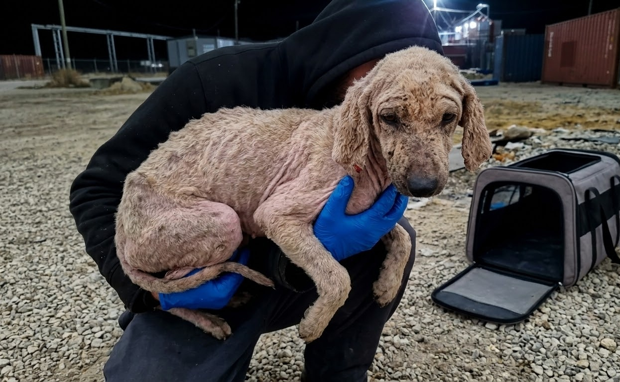 Milo’s Fur Was Gone and His Legs Were Weak, but Someone Saw the Dog Beneath the Neglect