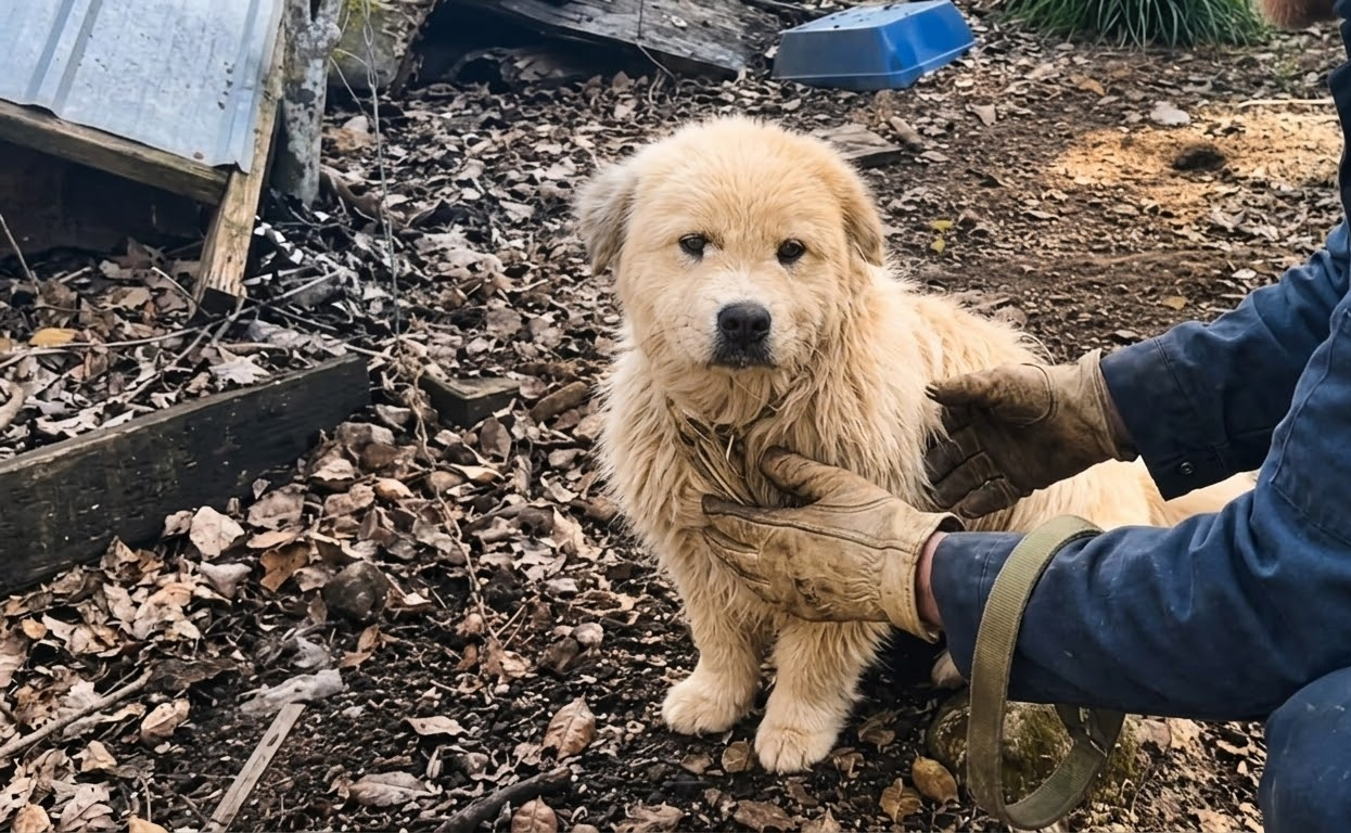 A Forgotten White Dog Waited Alone Until Someone Finally Chose to Stop