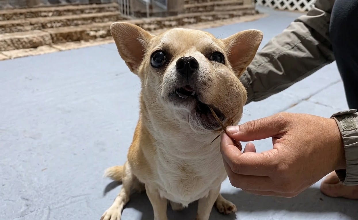 A Small Dog Faced a Terrifying Illness, Yet He Still Reached Toward People