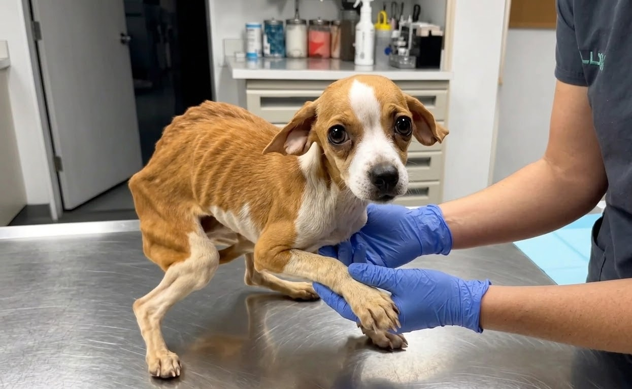 Once Too Weak to Stand Comfortably, This Little Dog Slowly Learned to Trust Again