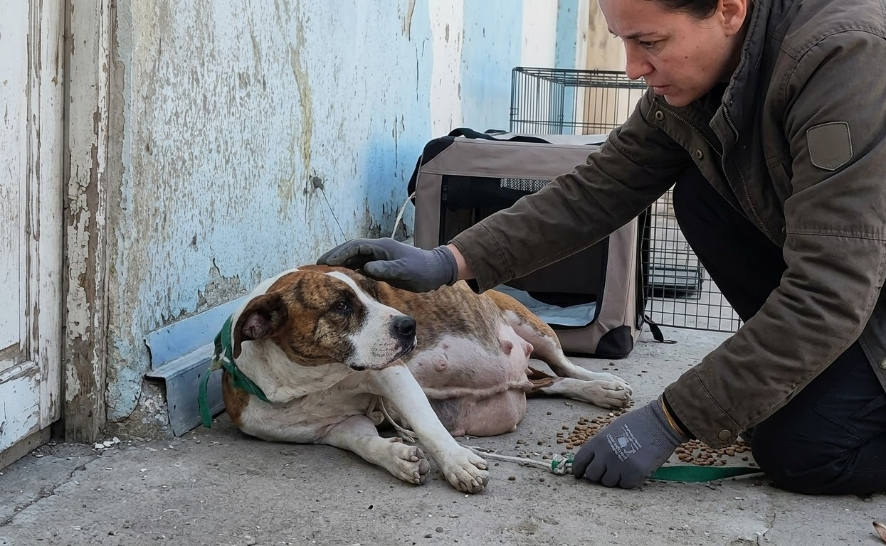 A Weak Dog Could Barely Lift Her Head, but Her Condition Could No Longer Be Overlooked