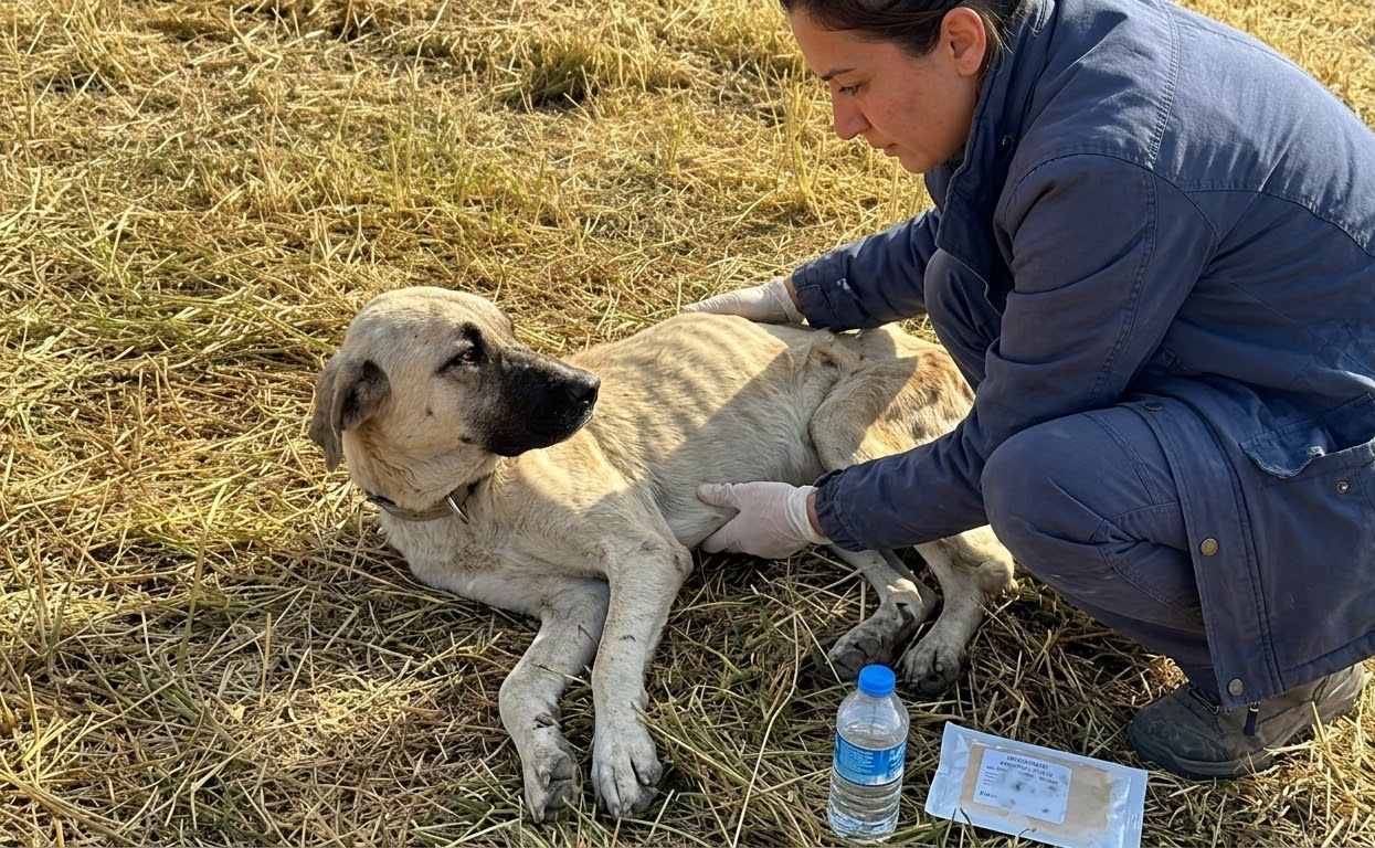 She Could Barely Lift Her Head in the Grass—But Someone Stopped in Time
