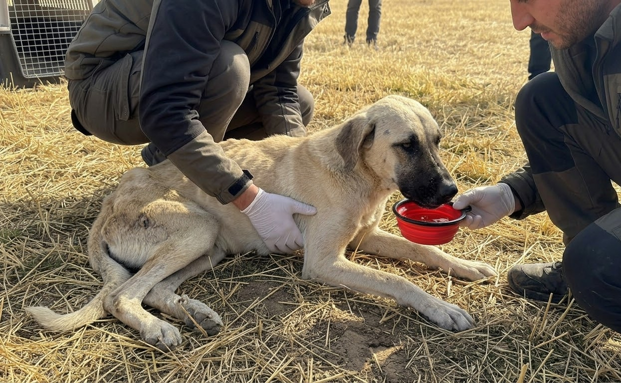 She Could Barely Lift Her Head in the Grass—But Someone Stopped in Time