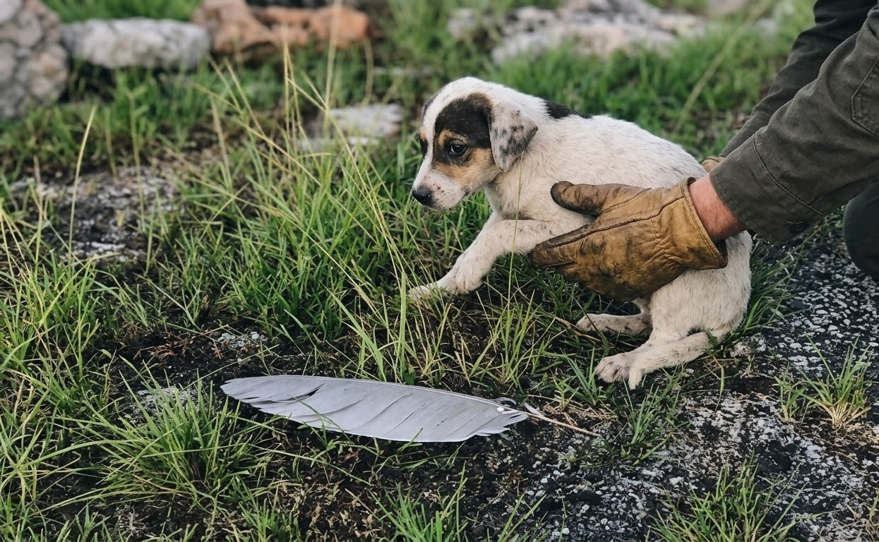 The Dog in the Grass Was Barely Moving, Then He Reached for the Water