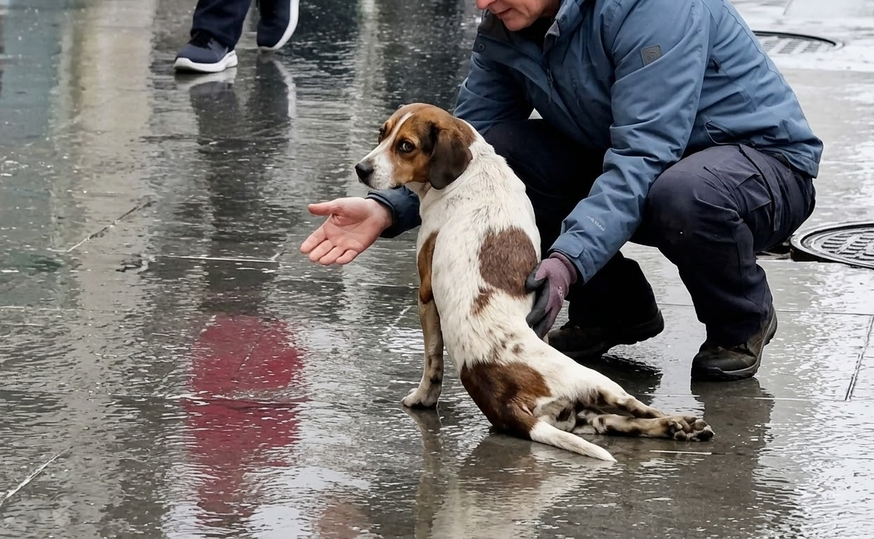 Shane Had Nowhere to Escape the Rain—Until Help Finally Reached Him