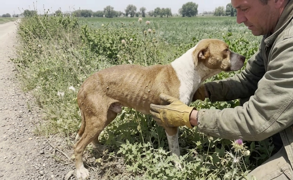 Every Step Hurt, but This Roadside Dog Had Not Given Up